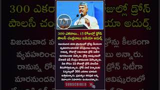 Chandrababu on Drone policy in AP | 300 ఎకరాలు.. 15 రోజుల్లో డ్రోన్ పాలసీ.. | NM