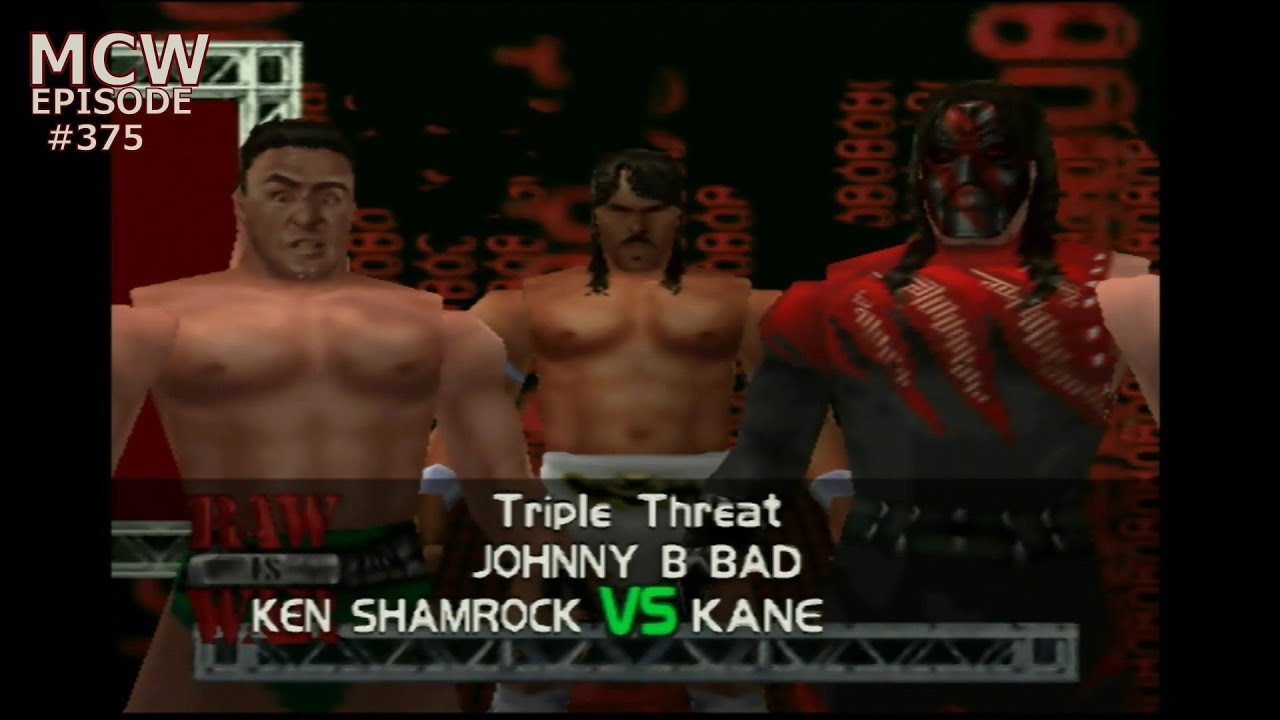 Kane Vs. Johnny B. Badd Vs. Ken Shamrock - Raw - Ep. 375 - YouTube