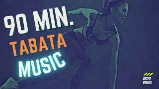 1 HOUR \u0026 HALF TABATA MUSIC | 90 MINUTE TABATA MUSIC WORKOUT #tabatamusic #tabata  #tabatasongs