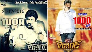 Balakrishna Legend Movie successfully completed 1000 days in Proddatur Archana Theater