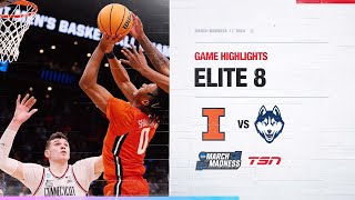NCAA Men's March Madness Highlights: (3) Illinois vs.  (1) UConn