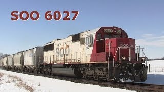 SOO 6027 East - EMD SD60 - on 3-4-2014