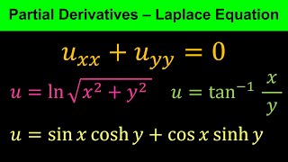 Partial Derivatives - Laplace Equation - Calculus