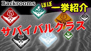 【Backrooms解説】生存難易度設定（サバイバルクラス）について一挙解説！