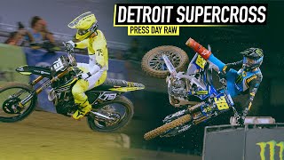 2024 Detroit Supercross | Press Day Raw With 250 East Region \u0026 450 Class