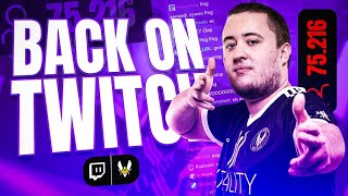 I'M BACK ON TWITCH!? 👾 | ZYWOO