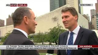 Australian Senator Cory Bernardi thinks US will do pretty well with President Donald Trump