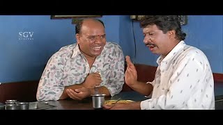 Kashi Plan To Eat Free Breakfast in Janardhan Hotel Comedy Scenes | Curfew Kannada Movie | Ka