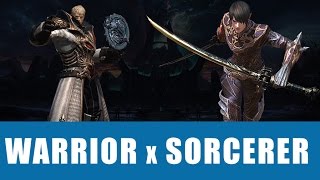 TERA Gameplay PvP - Warrior vs. Sorcerer - Duel Lv.65