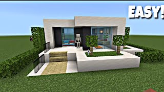Minecraft: How to Build a Modern House in Minecraft🏢 #tutorial #viralvideo