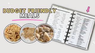 An honest look at my weekly dinner planning and cooking routine BUDGET FRIENDLY