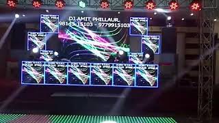 Led wall with led flour with Sharpy lights  at Sutlej Classic