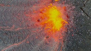 🌋ACTIVE VOLCANO in ICELAND🌋 THE VOLCANO!! 2 NEW VENTS  4K DRONE FOOTAGE  iceland new fissure 🌋🌋🌋