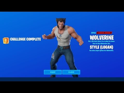 How to get WOLVERINE SKIN NOW FOR FREE in Fortnite! GUIDE TO WEEK ONE OF THE Wolverine CHALLENGES