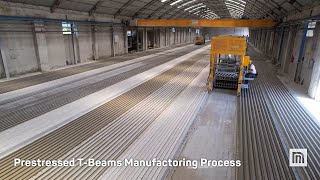 (en) Prestressed T-Beams Manufactoring Process