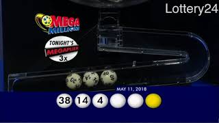 2018 05 11 Mega Millions Numbers and draw results