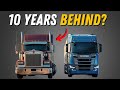 Why American Semi-Trucks Are 10 Years Behind Europe?