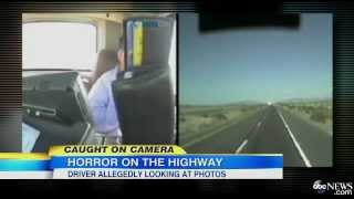 Dashcam Video: Truck Driver Allegedly Looking at Phone at Time of Fatal Crash