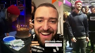Justin Timberlake Celebrates His Birthday | Instagram Story Videos | January 31 2018
