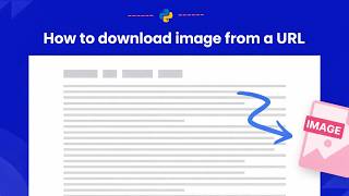 Web Image Downloader With Python | Downloading Image From URL | Full Tutorial