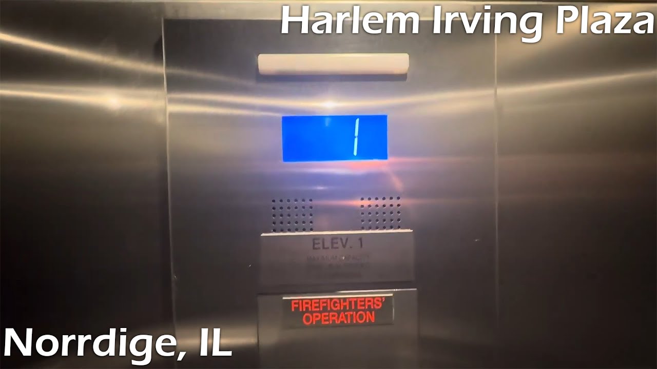 Otis Series 5 Parking Elevator Harlem Irving Plaza Norridge Il