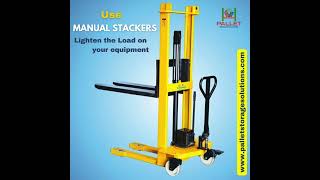 Ręczne wózki podnośnikowe: nowy najlepszy przyjaciel Twojego magazynu #ManualStackers #WarehouseEquipment