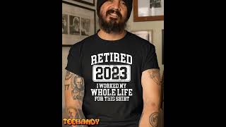 Retired 2023 Not My Problem Anymore Funny Vintage Retirement T-Shirt