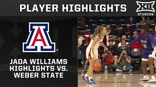 Jada Williams Highlights vs. Weber State