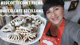 Buccellati - Biscotti siciliani con i fichi - ricetta passo passo - nuovo video