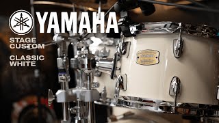 Yamaha Stage Custom | Classic White | Unboxing & First Play