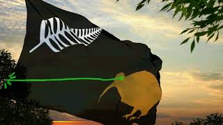 New Zealand - Kiwi laser flag