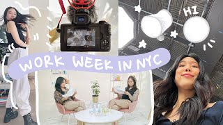 nyc vlog | balancing multiple jobs & channels, overcoming fears & perfectionism