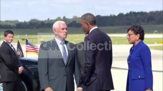 OBAMA WITH INDIANA GOVERNOR