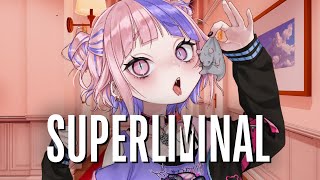 【 Superliminal 】常識を捨てろ！錯覚錯視パズル謎解きにADHDが挑む【 桜巳マオ / 新人Vtuber 】