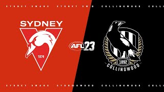 AFL 23 | Collingwood Magpies v. Sydney Swans | 2024, Round 22