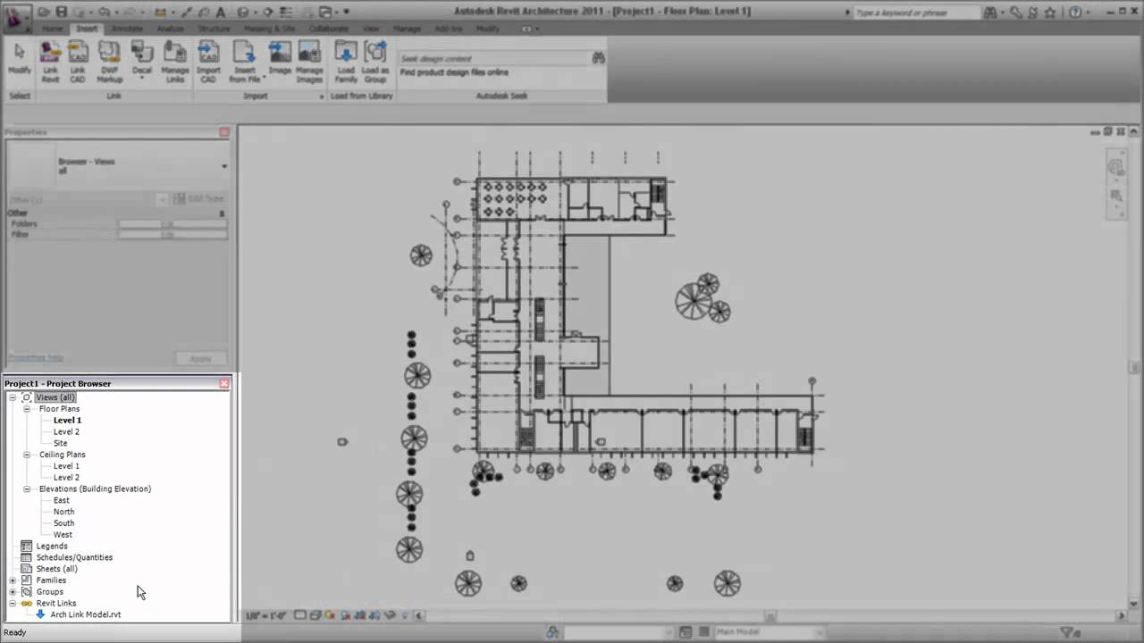 Autodesk Revit Linking Models Youtube