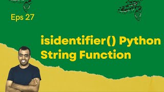 isidentifier() Python String Function #27 #lingarajtechhub