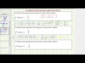 Ex: Evaluate Expression in the Form x^2, x^3, and x^4 with Negative Fractions