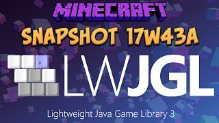 Minecraft 1.13 Snapshot 17w43a Data Packs \u0026 Custom Crafting Recipes