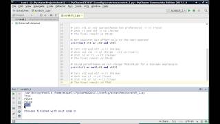 Combining boolean operators (AND , OR , NOT) in Python