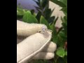 vintage 18k yellow gold 1.0 ct oval cut moissanite engagement ring from black diamonds new york