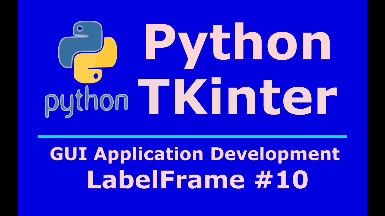 10 Python Tkinter Labelframe Youtube