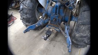 How to Install Ball Hitch on Tractor Drawbar without Tools #4