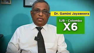 ආදරණීය ජනතාවනි අද ඔබේ තීරණය හෙට අපේ රටේ අනාගතය තීරණයකරයි Dr. ගාමිණි ජයවීර කොළඹින් පාර්ලිමේන්තුවට