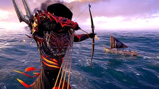 Assassin's Creed Odyssey - Demon of the Sea Pure Naval Combat & Epic Ship Battles