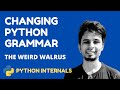 Changing python grammar to support standalone walrus assignments