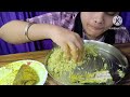 eating rice with spicy ilish macher jhal ilish mach bhaja spicy hilsa fish curry and rice eating