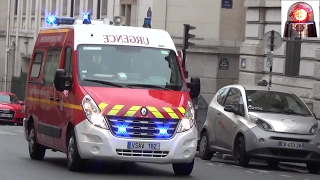 BSPP VSAV 182 // Paris Fire Dept. Ambulance Responding