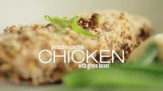 How To Make Pistachio-Crusted Chicken With Green Beans