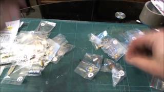 MG Sazabi Metal detail parts unbagging Part 1